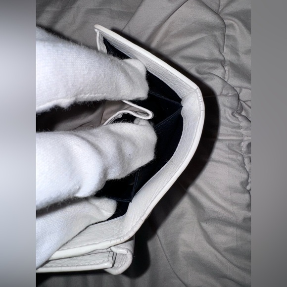 Balenciaga White Cream Envelope Card Holder Wallet - Picture 13 of 16